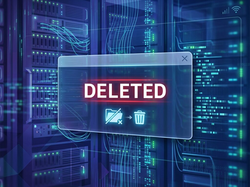 Gerçekten “Silindi” mi? Delete’e Basınca Veriler Nereye Gidiyor?